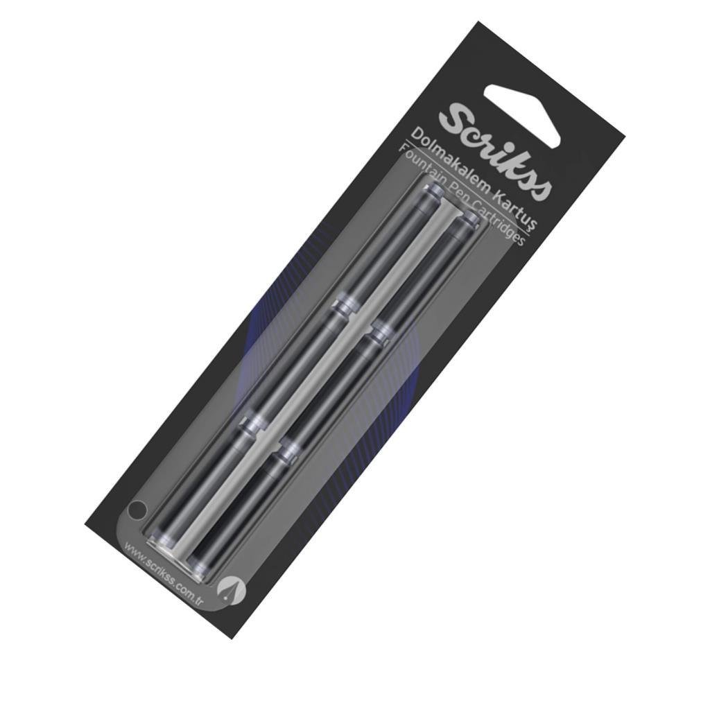Standart Dolma Kalem Kartuş Siyah Blister