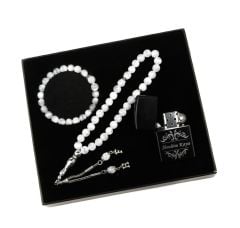 Kişiye Özel Tesbih - Çakmak - Bileklik Seti Özel Kutulu