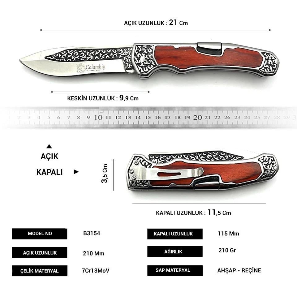 Kabartma Model Kişiye Özel Çakı Kutulu