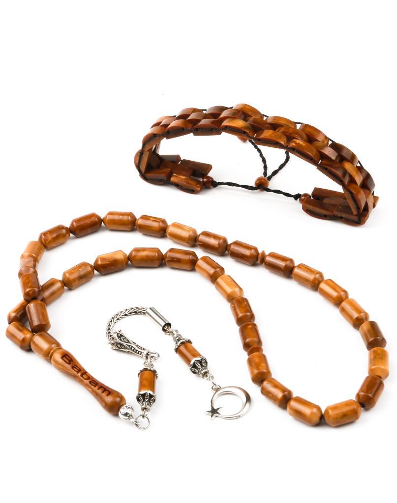 Babalar Gününe Özel Kuka Tesbih ve Bileklik Seti