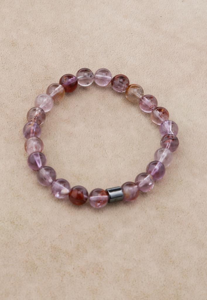 Ametrin Doğal Taş Bileklik ve Kutusu