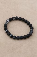 Mat Akik Doğal Taş Bileklik ve Kutusu