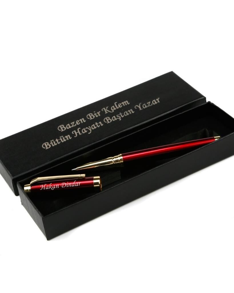 Kişiye Özel Dolma Kalem Lüks Kutulu Hediye Paketli