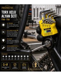 Kalemhane 9 Parça Torx Seti Yüksek Kalite