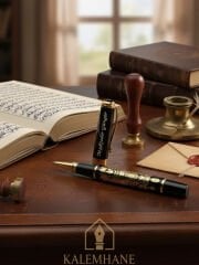 Kişiye Özel Osmanlı Devlet Armalı Kalem ve Kutu