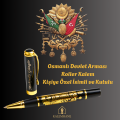 Kişiye Özel Osmanlı Devlet Armalı Kalem ve Kutu
