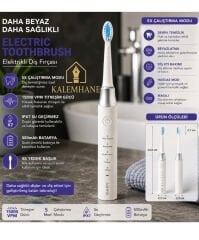 Kalemhane AUHMA Şarjlı Elektrikli Diş Fırçası IPX7 Su Geçirmez 15000vpm