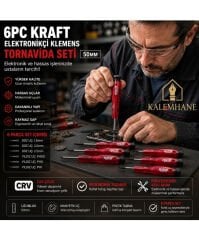 Kalemhane Rıco 6 lı Elektronikçi Tornavida Seti