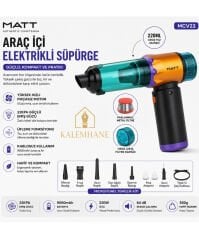 Kalemhane MATT 22 000kpa Dijital Hızlı Şarj Oto Süpürge 220 ml