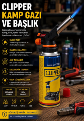 Kamp Gazı ve Ateşleyici Başlık - Ocak Kartuş 400 ml
