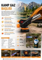 Kalemhane Kamp Gaz Başlığı Standart