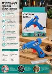 Kalemhane WINNBOSS 20w Silikon Tabancası İnce Silikon Giriş
