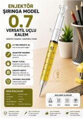 Kalemhane Enjektör Şırınga Model Versatil kalem ( uçlu ) 0.7 Sarı