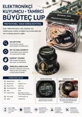 Kalemhane Tamirciler İçin  Mercek Lup Büyüteç