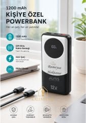 Kalemhane AURIS Kişiye Özel Hızlı Şarj 12. 000 Mah. Powerbank