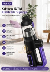 Kalemhane AUHMA 20 000kpa Dijital Hızlı Şarj Çelik Filtre Oto Süpürge