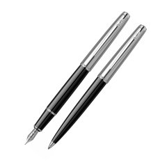 İkili Set Dolmakalem - Tükenmezkalem Metropolis 78 SİYAH