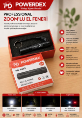 Kalemhane  Professional Zoom'lu El Feneri (PD-4455)