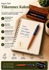 Kalemhane Kişiye Özel Ahşap Kutulu Tükenmez Kalem 3