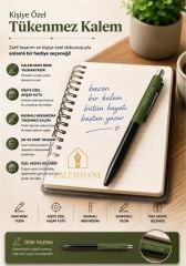 Kalemhane Kişiye Özel Ahşap Kutulu Tükenmez Kalem 6