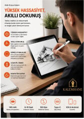 Kalemhane Fulltech  Şarjlı Smart Stylus Pen (Akıllı Stylus Kalem)
