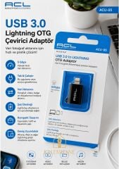 Kalemhane  ACL ACU-05 USB 3.0 Lightning OTG Çevirici Adaptör