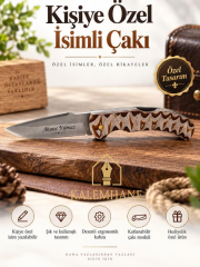 Kalemhane Kişiye Özel Verzalit Kabza Lüks Kutulu Çakı