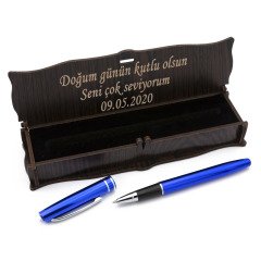 İsme Özel Ahşap Kutulu Kalem