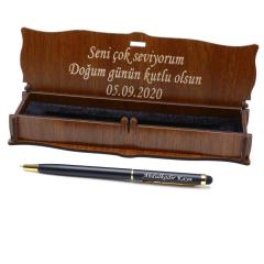 Ahşap Kutulu Tükenmez Kalem