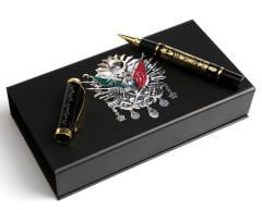 Kişiye Özel Osmanlı Devlet Armalı Kalem ve Kutu