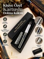 Kalemhane Kişiye Özel Kartuşlu Dolma Kalem – EF Uçlu, Özel Yazılı Hediyelik Kutulu