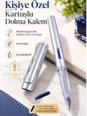 Kalemhane Kişiye Özel Kartuşlu Dolma Kalem – EF Uçlu, Kişiye Özel Yazılı Hediyelik Kutulu