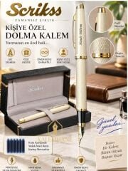 Kalemhane Scrikss Kişiye Özel İsimli Dolma Kalem – Ömür Boyu Garantili, Lüks Hediyelik Kutulu