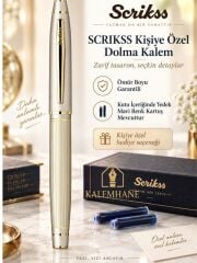 Kalemhane Scrikss Kişiye Özel İsimli Dolma Kalem – Ömür Boyu Garantili, Lüks Hediyelik Kutulu