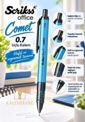 Kalemhane Scrikss Comet 0.7 Uçlu Kalem Turuncu