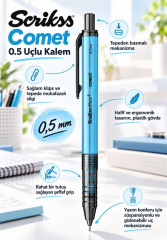 Kalemhane Scrikss Comet 0.5 Uçlu Kalem Mavi