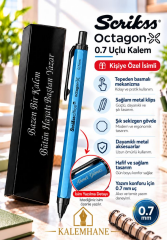 Kalemhane Scrikss Octagon-X 0.7  Uçlu Kalem Mavi