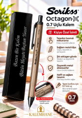 Kalemhane Scrikss Octagon-X 0.7  Uçlu Kalem Kahve