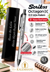 Kalemhane Scrikss Octagon-X 0.5  Uçlu Kalem Gri