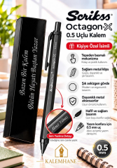 Kalemhane Scrikss Octagon-X 0.5  Uçlu Kalem Siyah