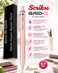 Kalemhane Scrikss Grid-X 0.7  Uçlu Kalem Pudra , Kişiye Özel Karton Kutulu