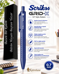 Kalemhane Scrikss Grid-X 0.7  Uçlu Kalem Laci , Kişiye Özel Karton Kutulu
