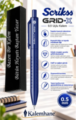 Kalemhane Scrikss Grid-X 0.5  Uçlu Kalem Laci , Kişiye Özel Karton Kutulu