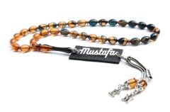 Babalar Günü Hediyesi İsme Özel Sıkma Kehribar Ahşap Kutu