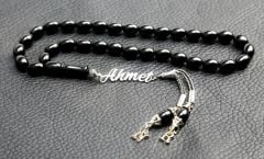 Babalar Günü Hediyesi İsme Özel Oltu Tesbih Ahşap Kutu