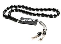 Babalar Günü Hediyesi İsme Özel Oltu Tesbih Ahşap Kutu