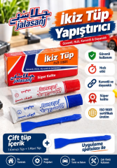 İkiz Tüp Yapıştırıcı – Çift Bileşenli Güçlü ve Hızlı Yapıştırıcı