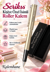 Kalemhane Scrikss Kişiye Özel İsimli Roller Kalem – Kişiye Özel Yazılı Hediye Kutulu Hediye Paketli , Kivi