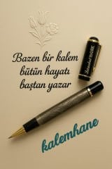 Kişiye Özel Roller Kalem Lale Desenli