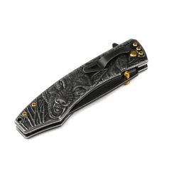 Kurt Kabartma Model Kişiye Özel Çakı Kutulu